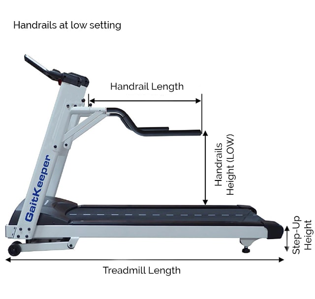 Low step discount up height treadmill